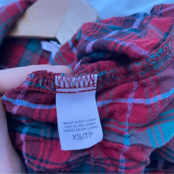 VICTORIA SECRET | Plaid cotton longsleeve chemise - Picture 6 of 7